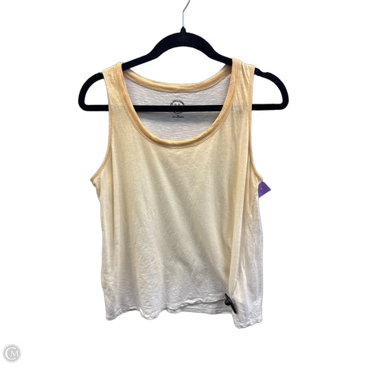 Top Sleeveless By Maurices In Yellow, Size: M