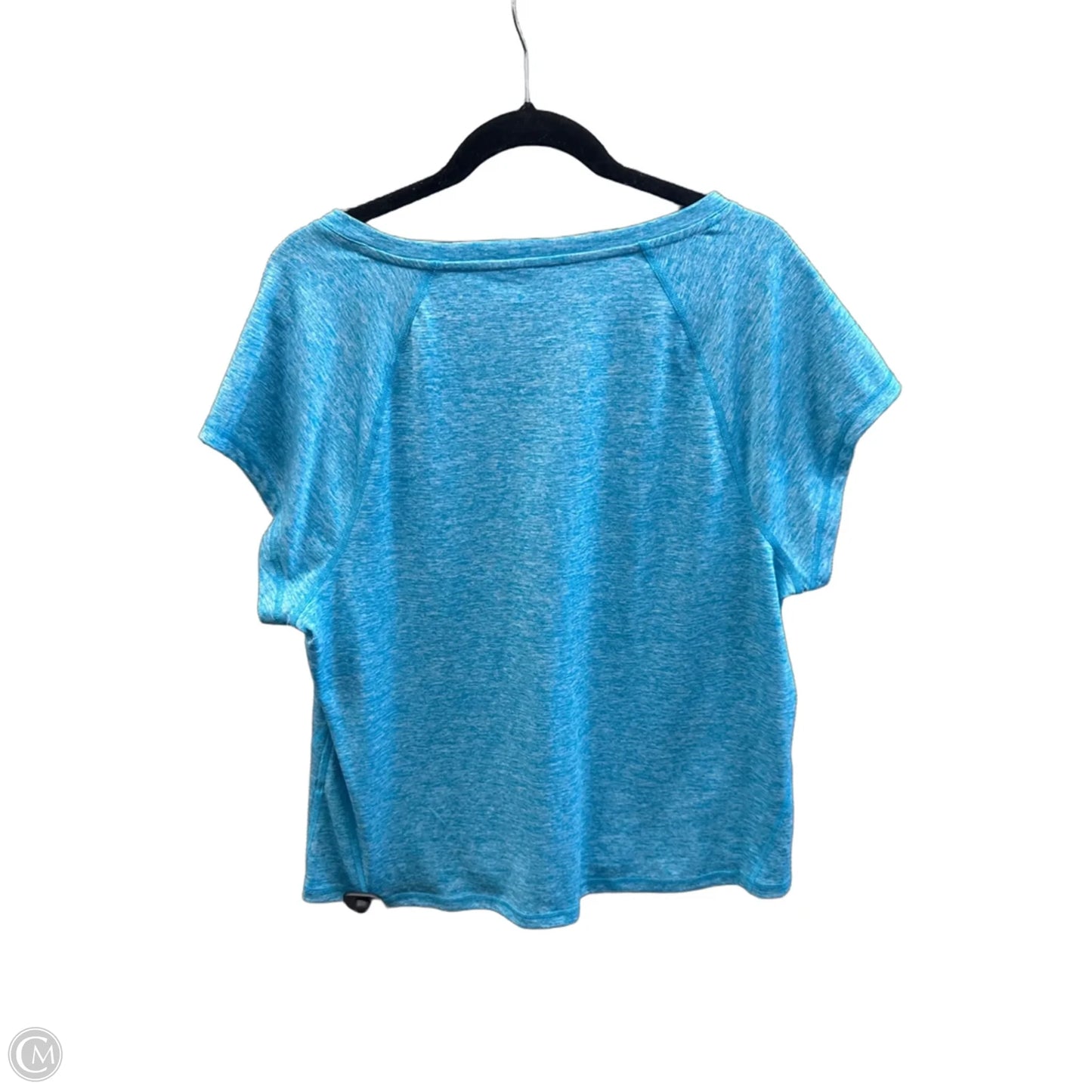 Athletic Top Short Sleeve By Ideology In Blue, Size: Xxl