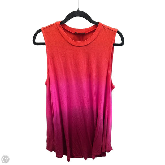 Top Sleeveless By Lane Bryant In Ombre Print, Size: 1x