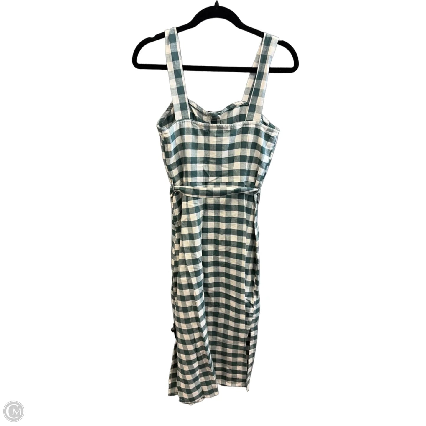 Dress Casual Midi By Mng In Plaid Pattern, Size: S