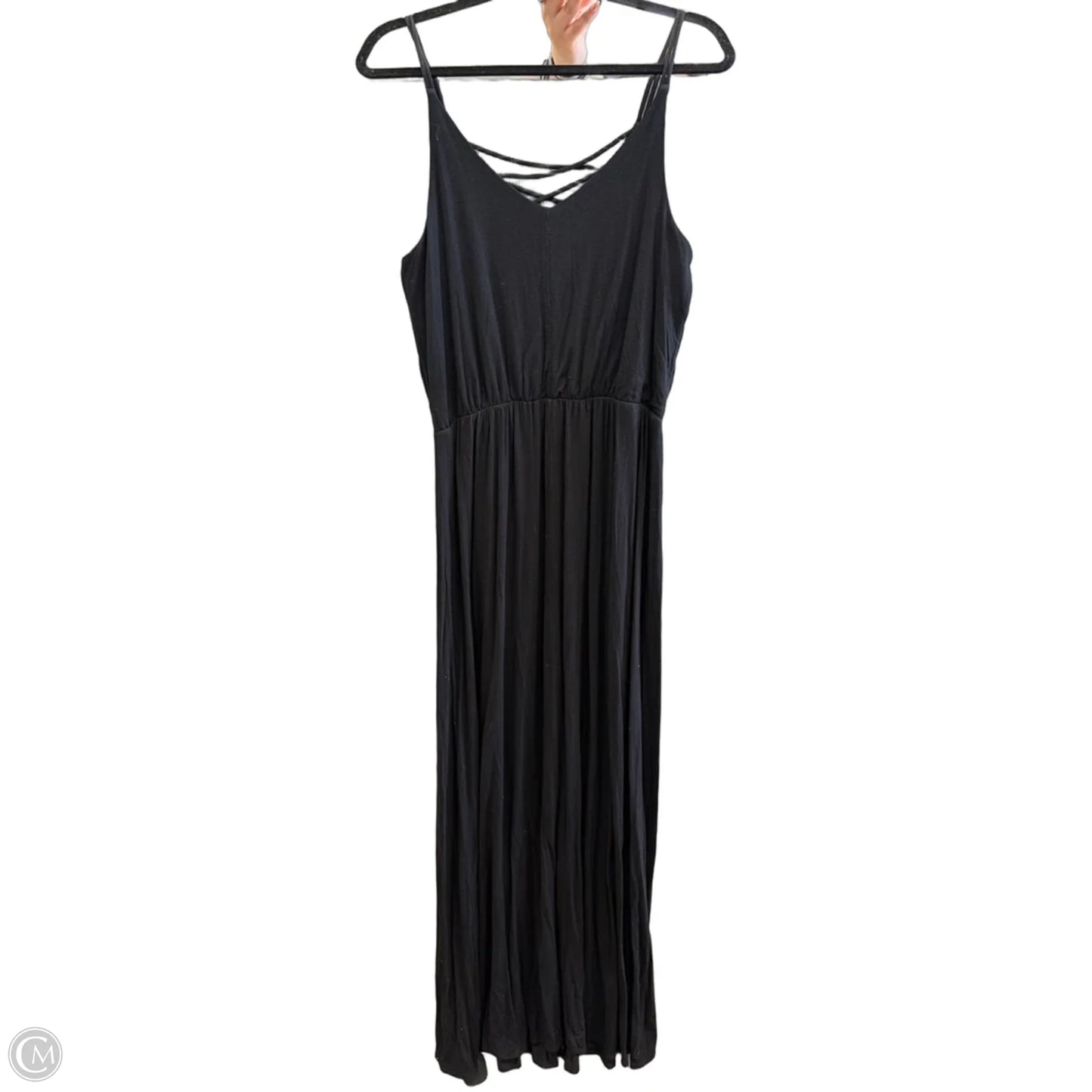 Dress Casual Maxi By Maurices In Black, Size: M