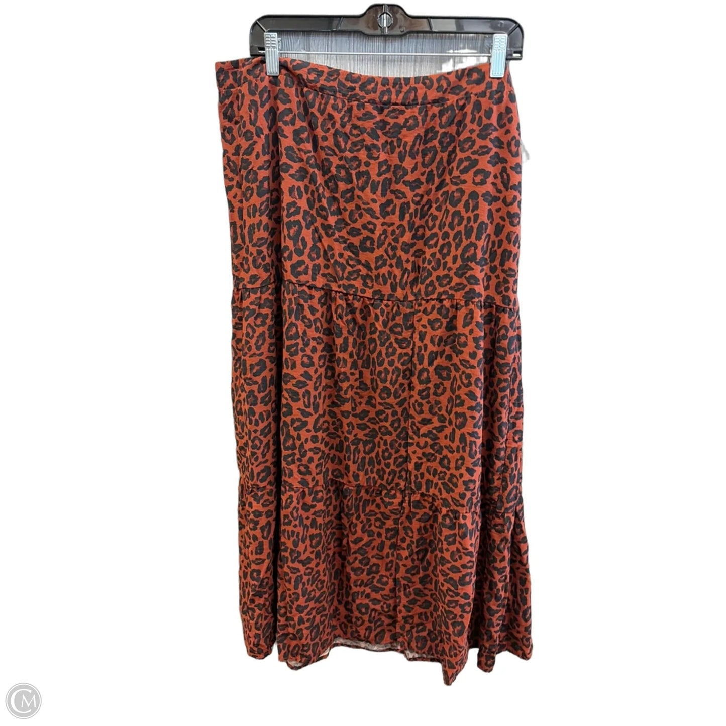 Skirt Maxi By Nine West In Animal Print, Size: 18