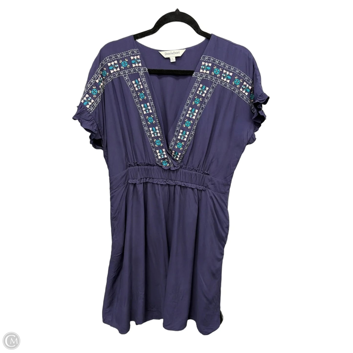 Dress Casual Midi By Davi & Dani In Black, Size: L