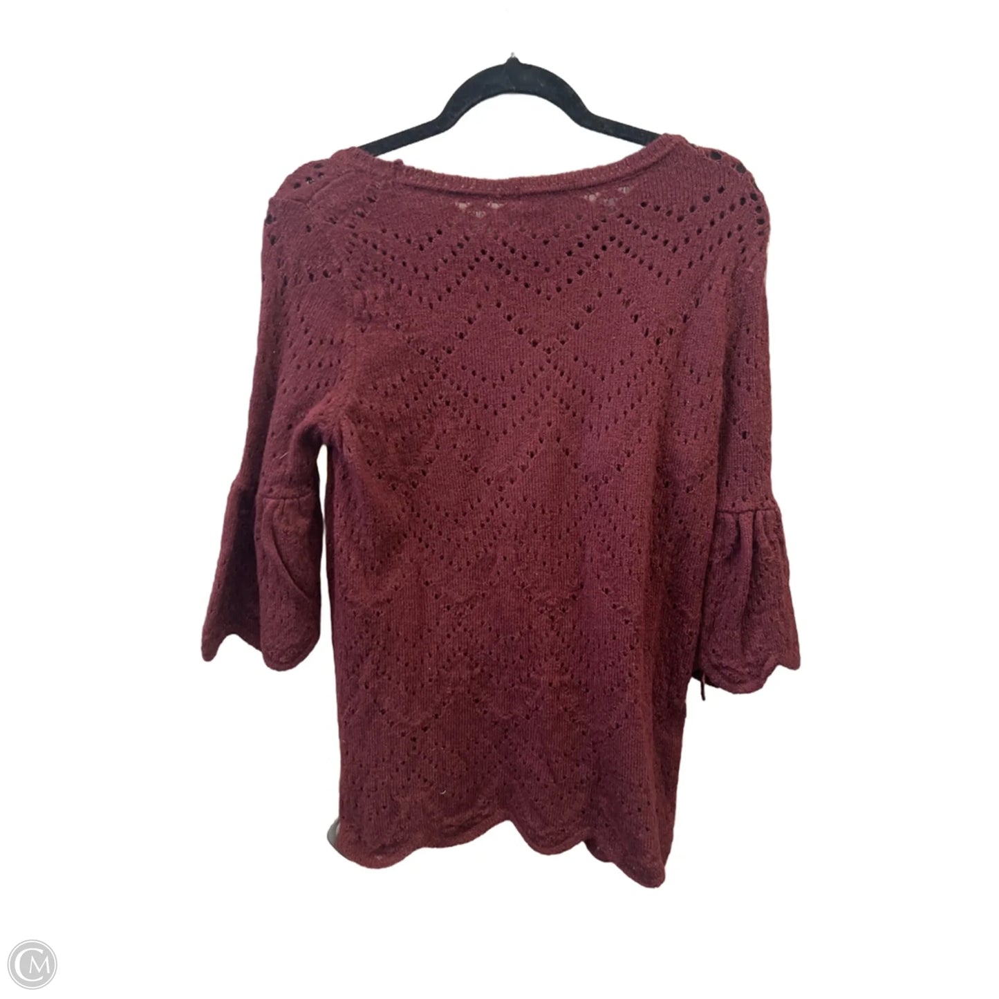 Sweater Short Sleeve By Lc Lauren Conrad In Red, Size: S