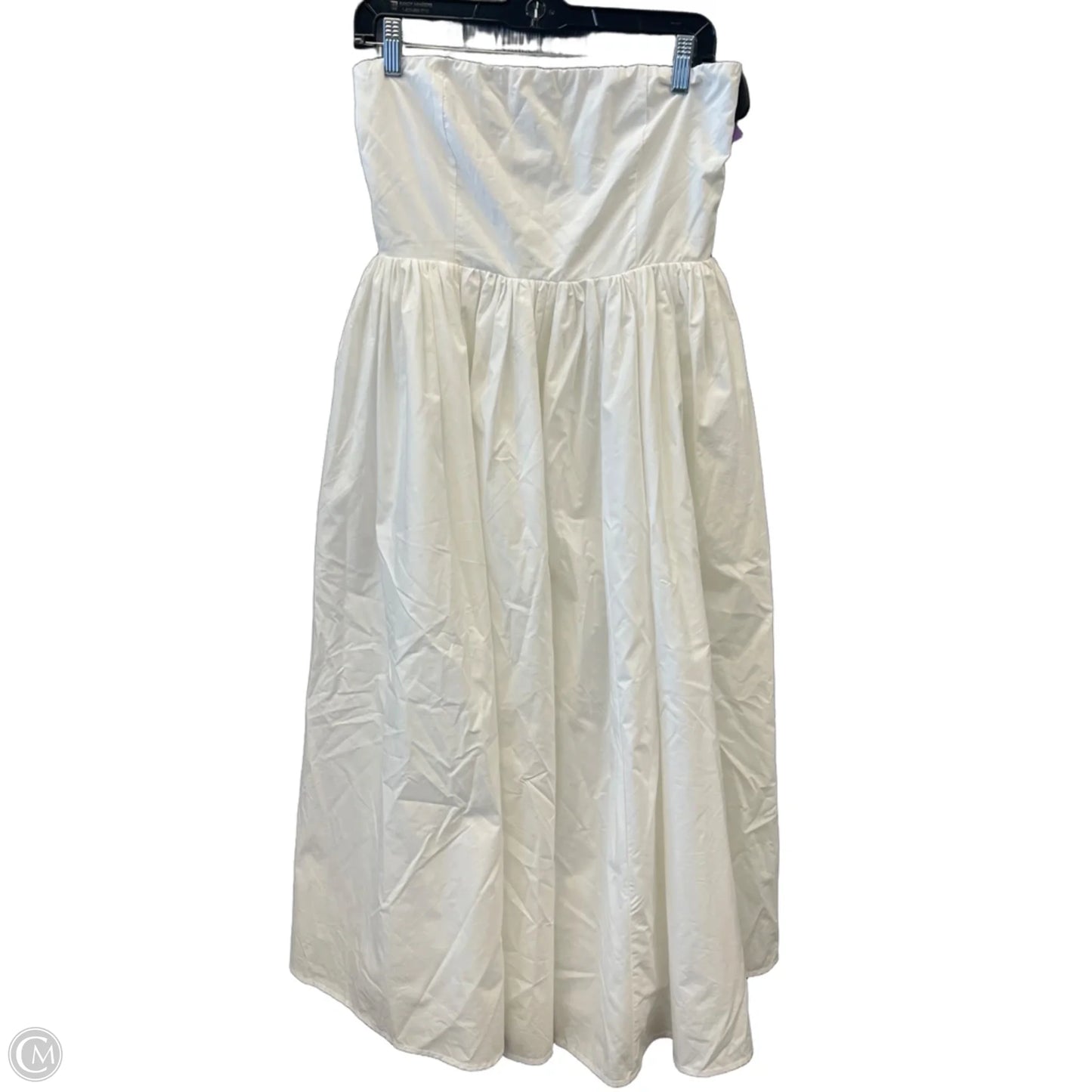 Dress Party Long By Clothes Mentor In White, Size: L