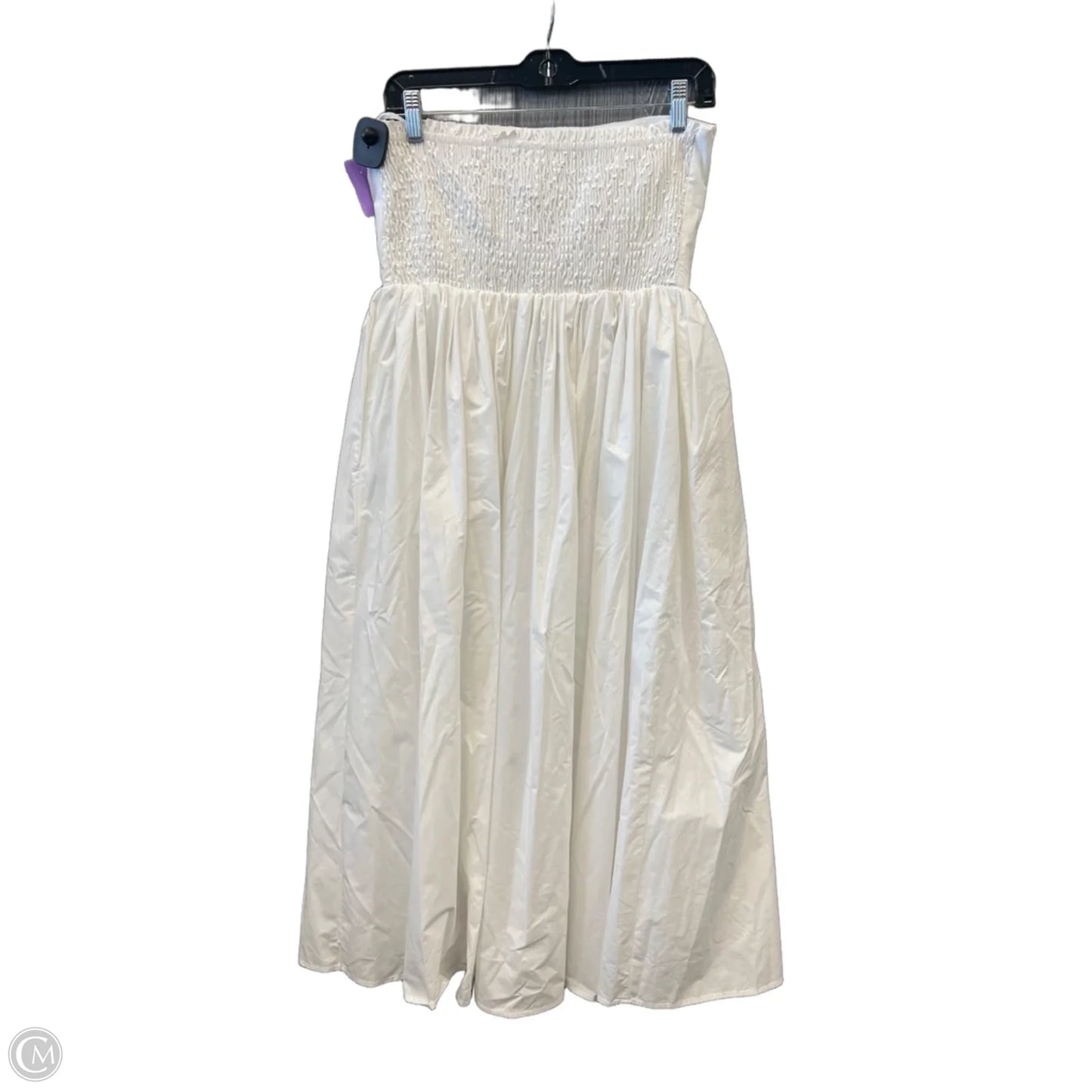 Dress Party Long By Clothes Mentor In White, Size: L
