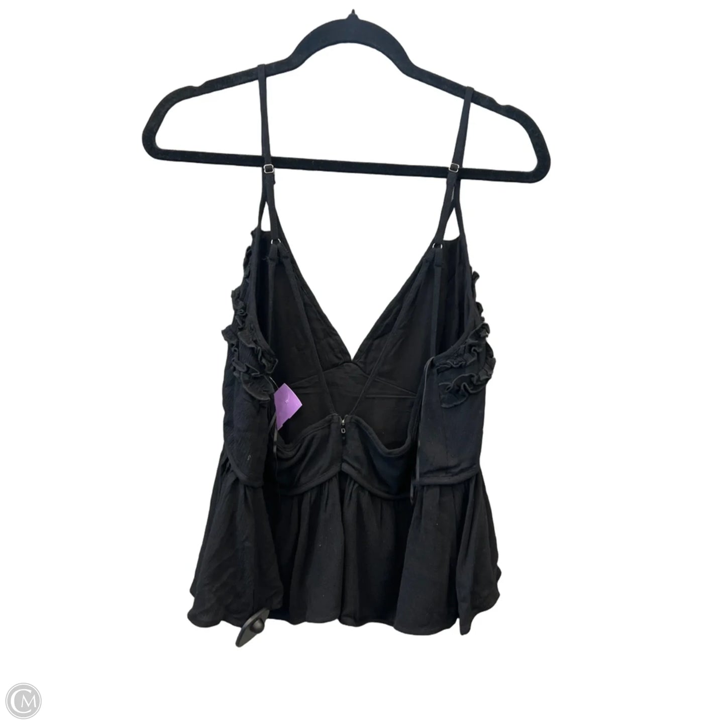 Top Sleeveless By Papermoon In Black, Size: L