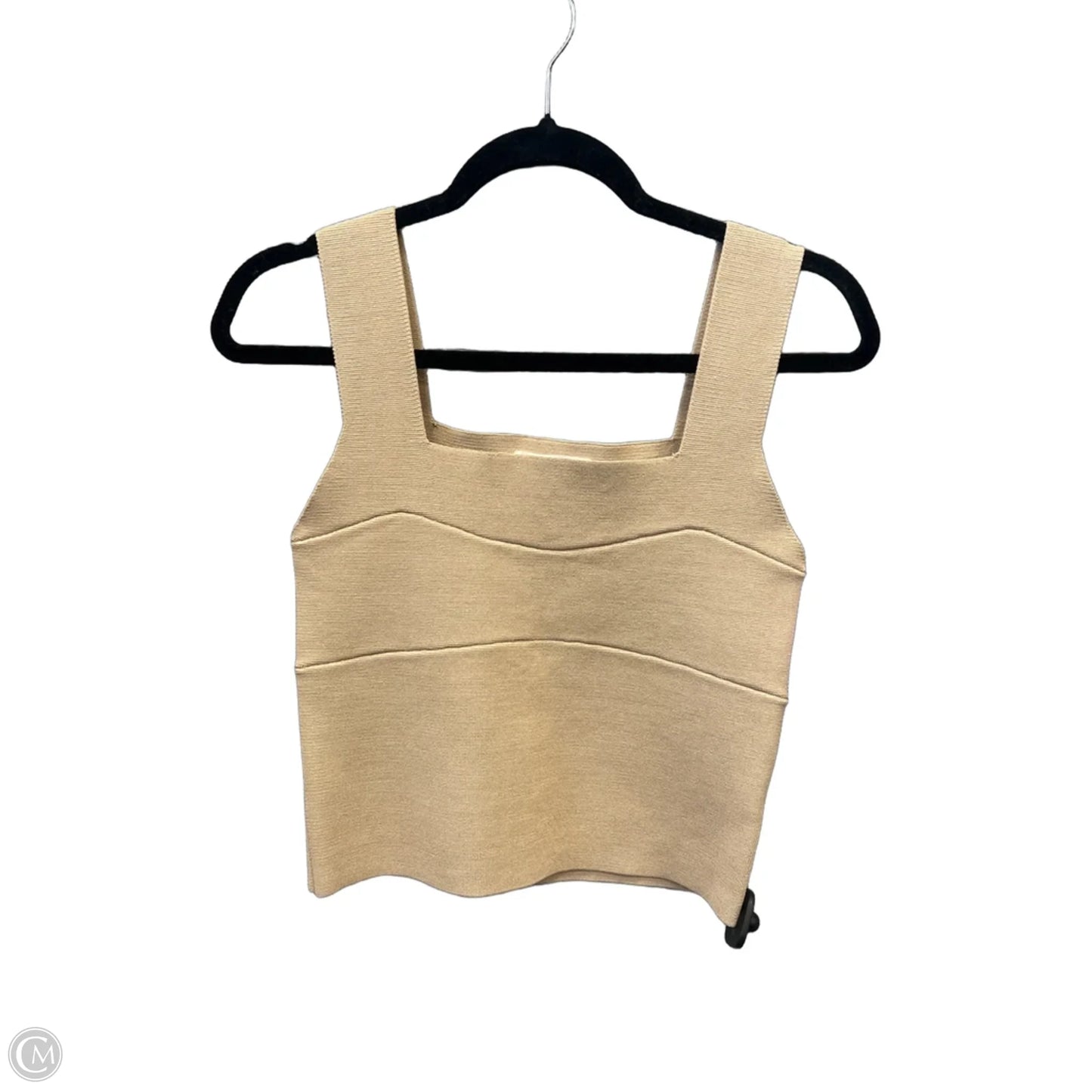 Top Sleeveless By Listicle In Tan, Size: L
