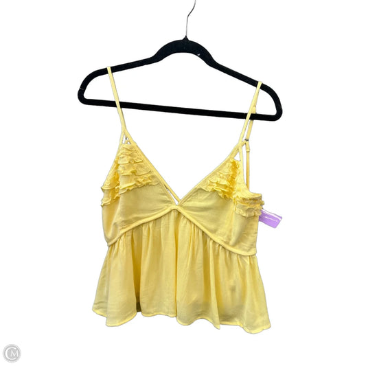 Top Sleeveless By Papermoon In Yellow, Size: M