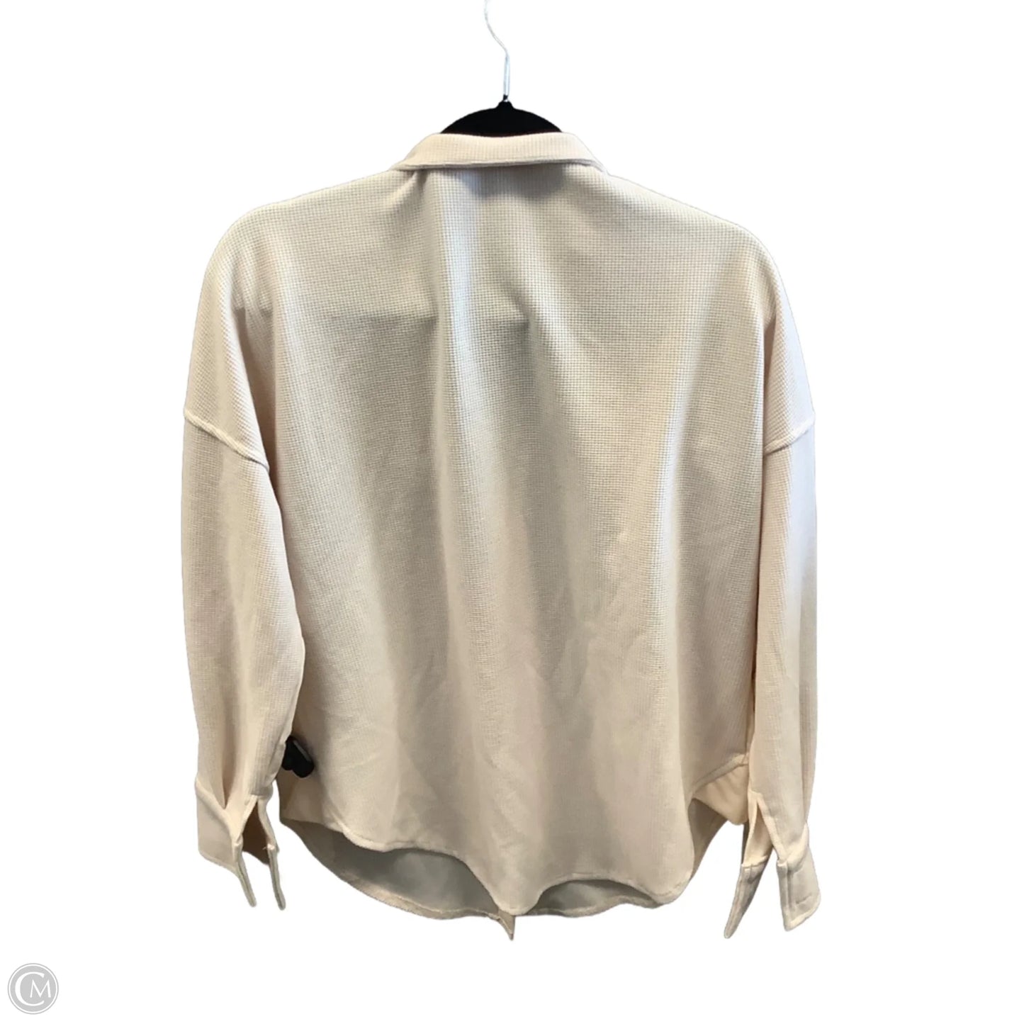 Top Long Sleeve By Clothes Mentor In Cream, Size: S