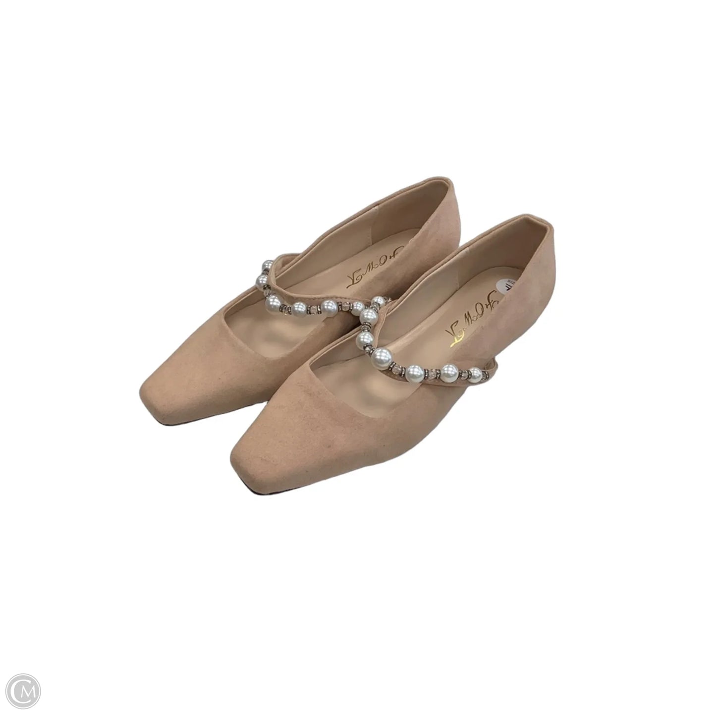 Shoes Flats By Clothes Mentor In Tan, Size: 7