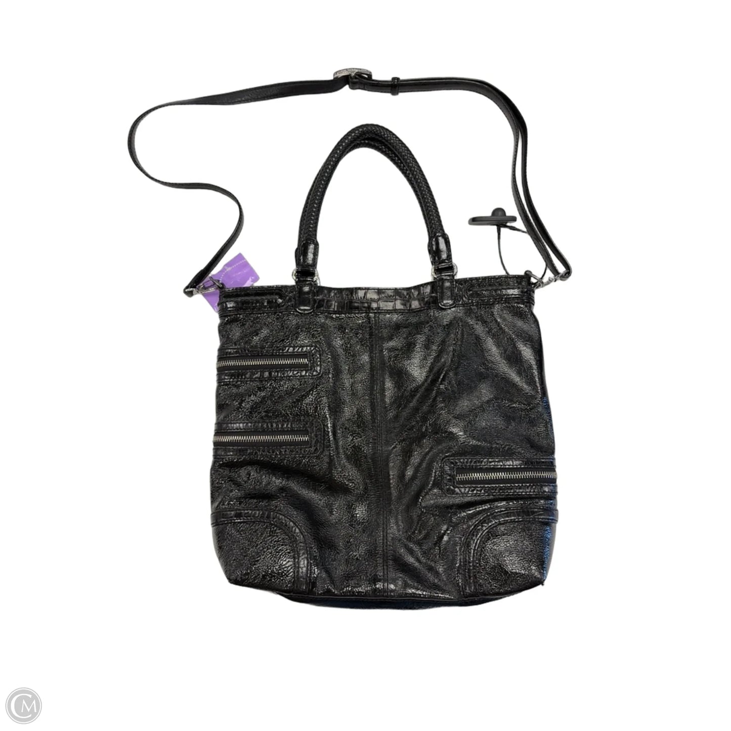 Handbag Leather By Brighton, Size: Medium