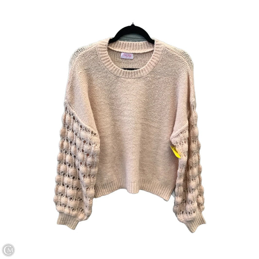 Sweater By Pink Lily In Pink, Size: S