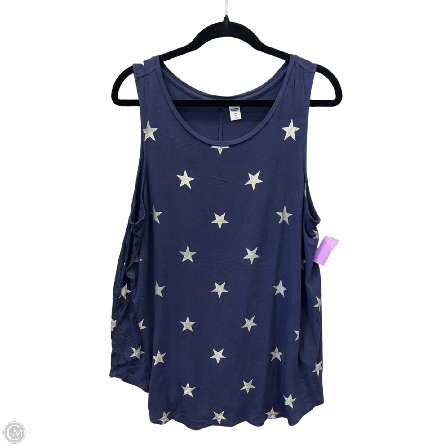 Top Sleeveless By Old Navy In Blue, Size: Xl