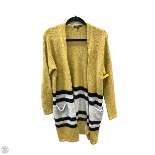 Sweater Cardigan By Staccato In Yellow, Size: S