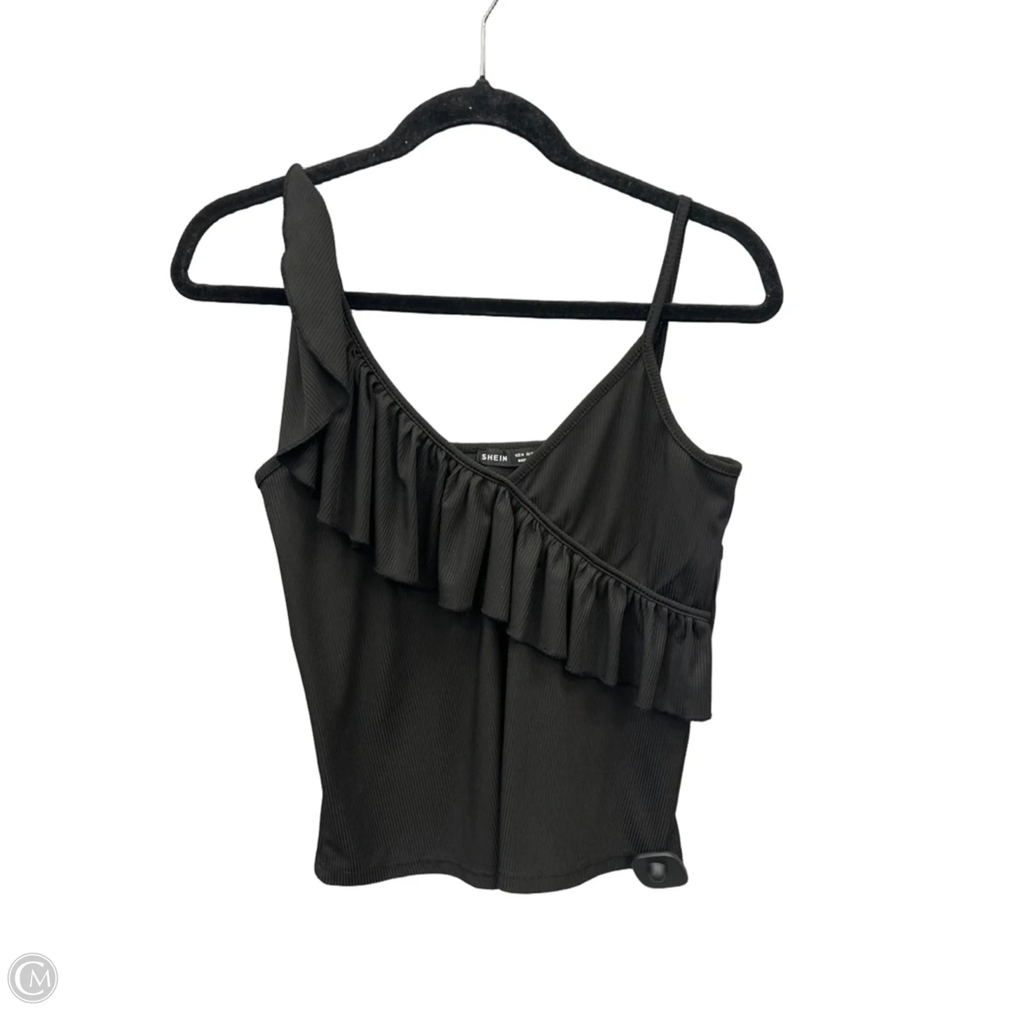 Top Sleeveless By Shein In Black, Size: M