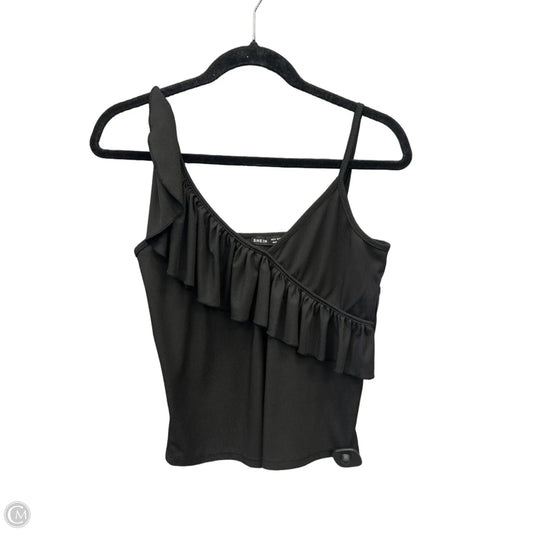 Top Sleeveless By Shein In Black, Size: M