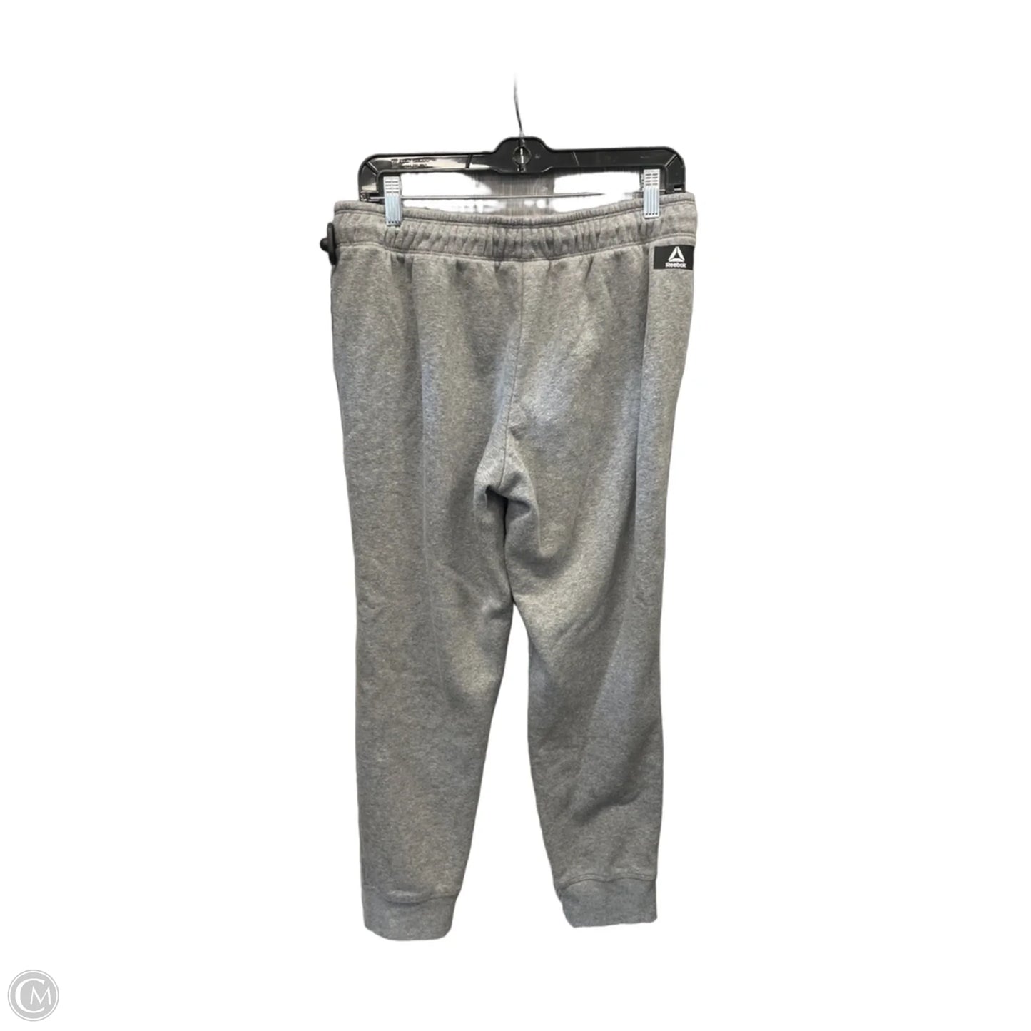 Athletic Pants By Reebok In Grey, Size: M