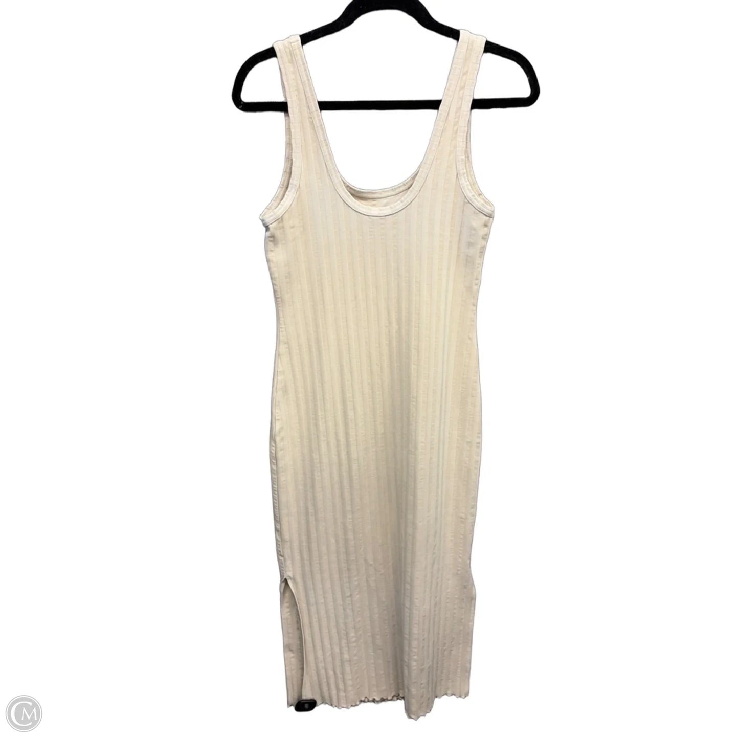 Dress Casual Maxi By Offline In Cream, Size: M
