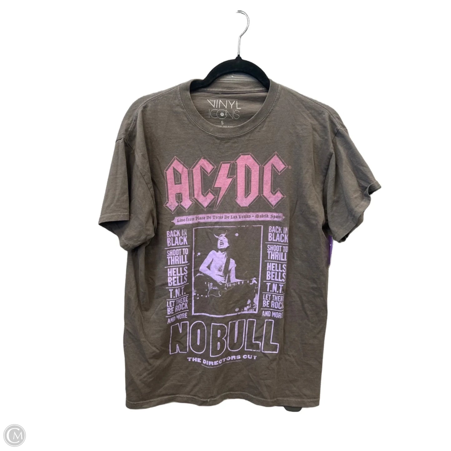 Top Short Sleeve By Clothes Mentor In Grey, Size: S