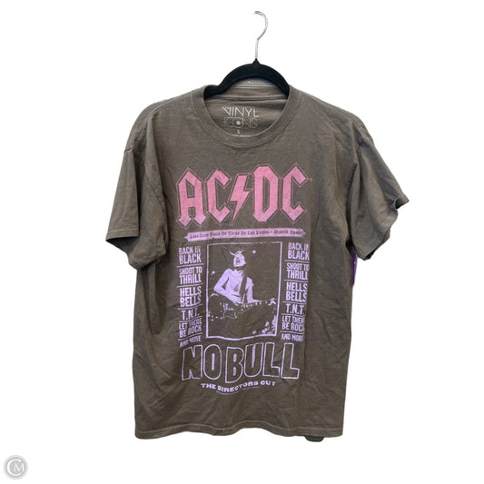 Top Short Sleeve By Clothes Mentor In Grey, Size: S