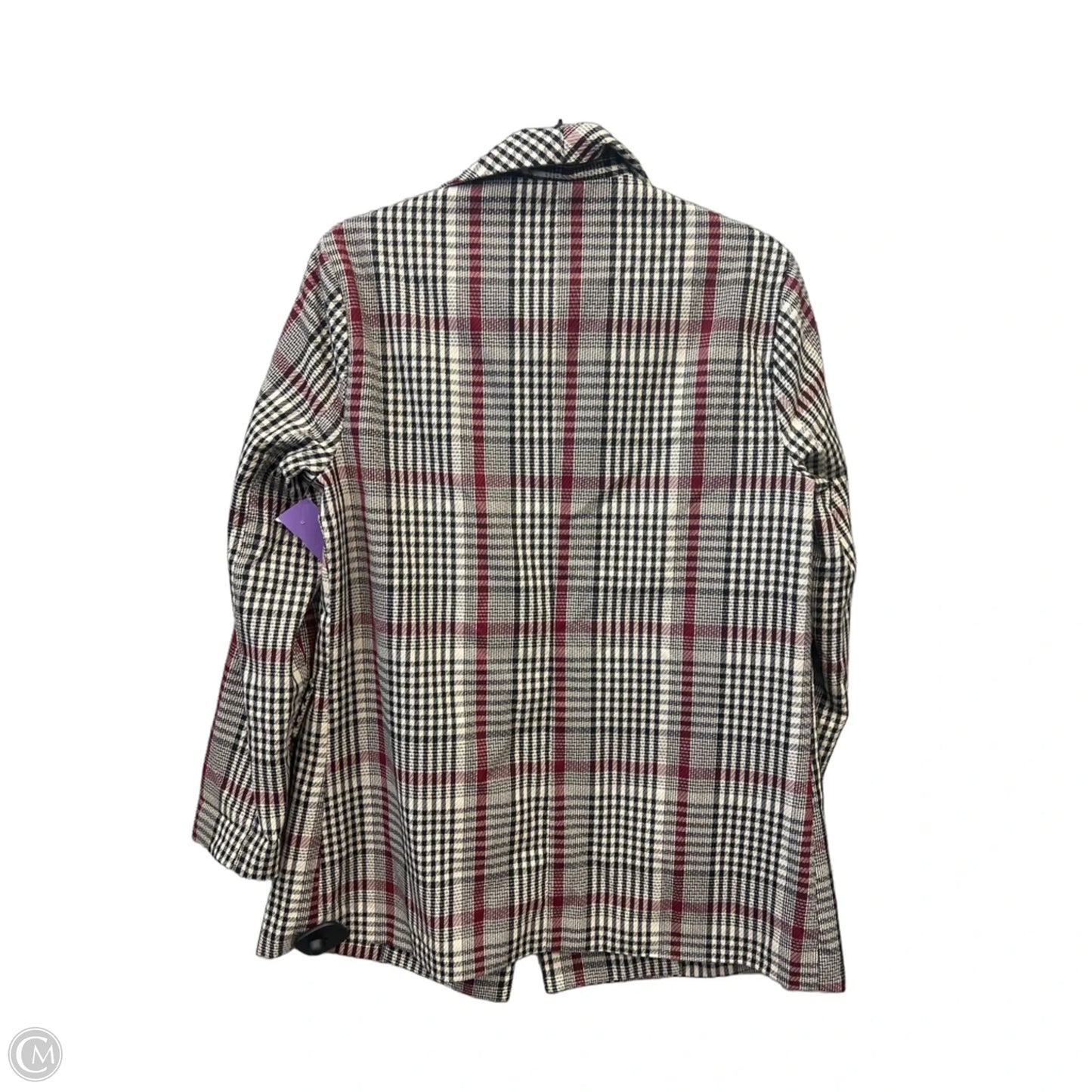 Blazer By Ophelia Roe In Plaid Pattern, Size: M