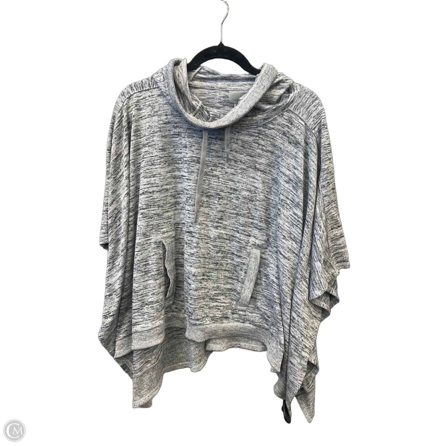 Athletic Sweatshirt Hoodie By Athleta In Grey, Size: S