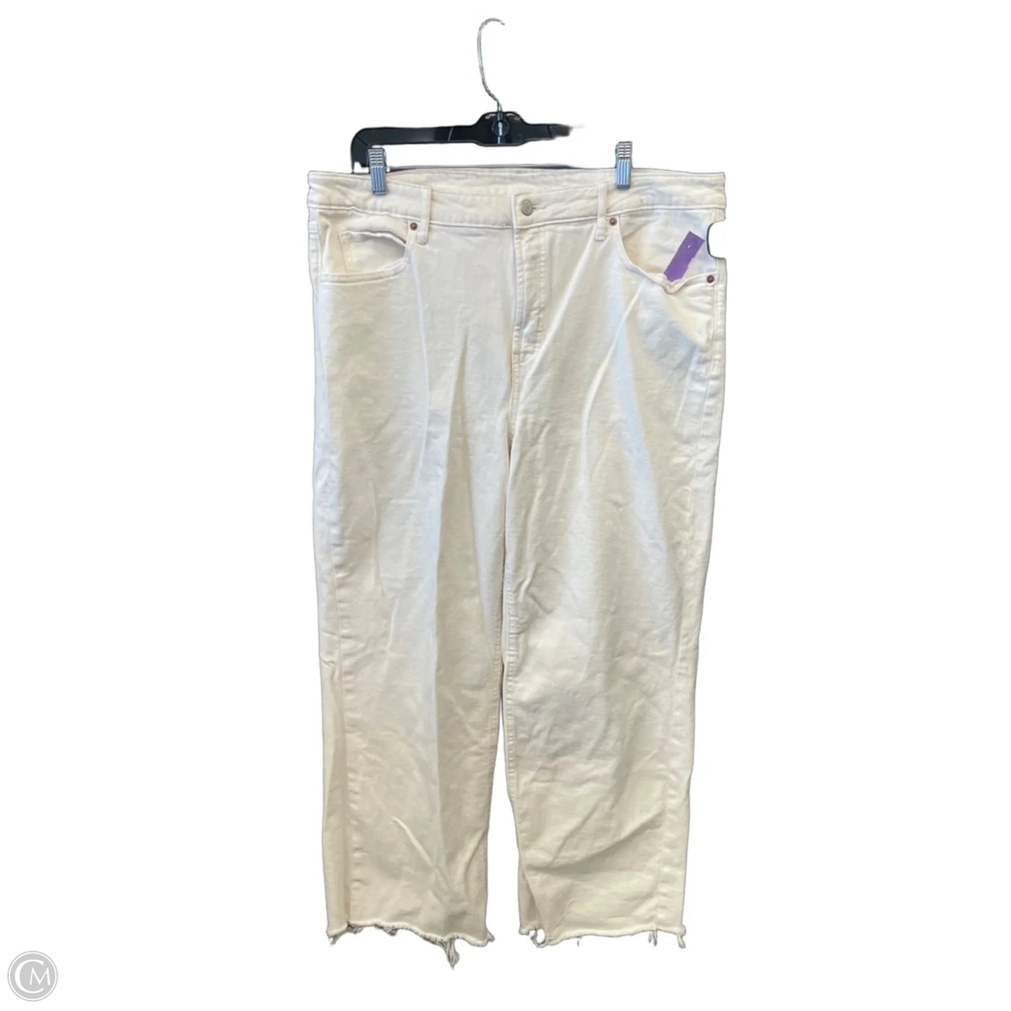 Pants Wide Leg By Old Navy In Cream, Size: 18