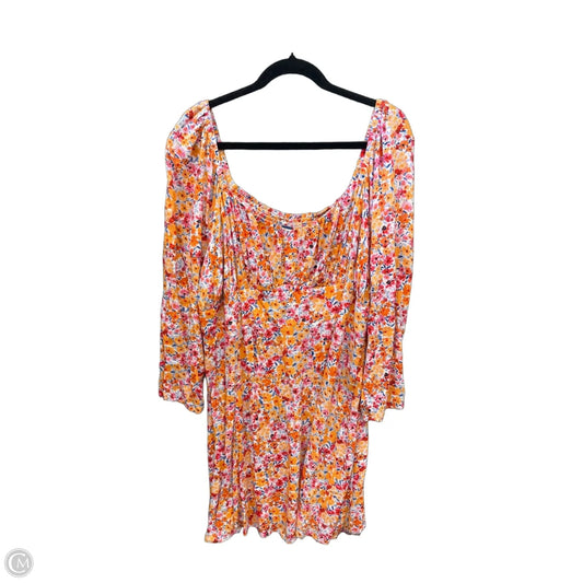 Dress Casual Midi By Old Navy In Floral Print, Size: Xxl