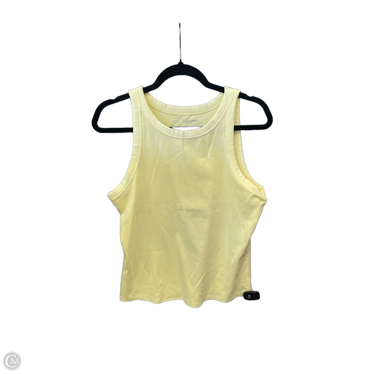 Top Sleeveless Basic By Free Assembly In Yellow, Size: L