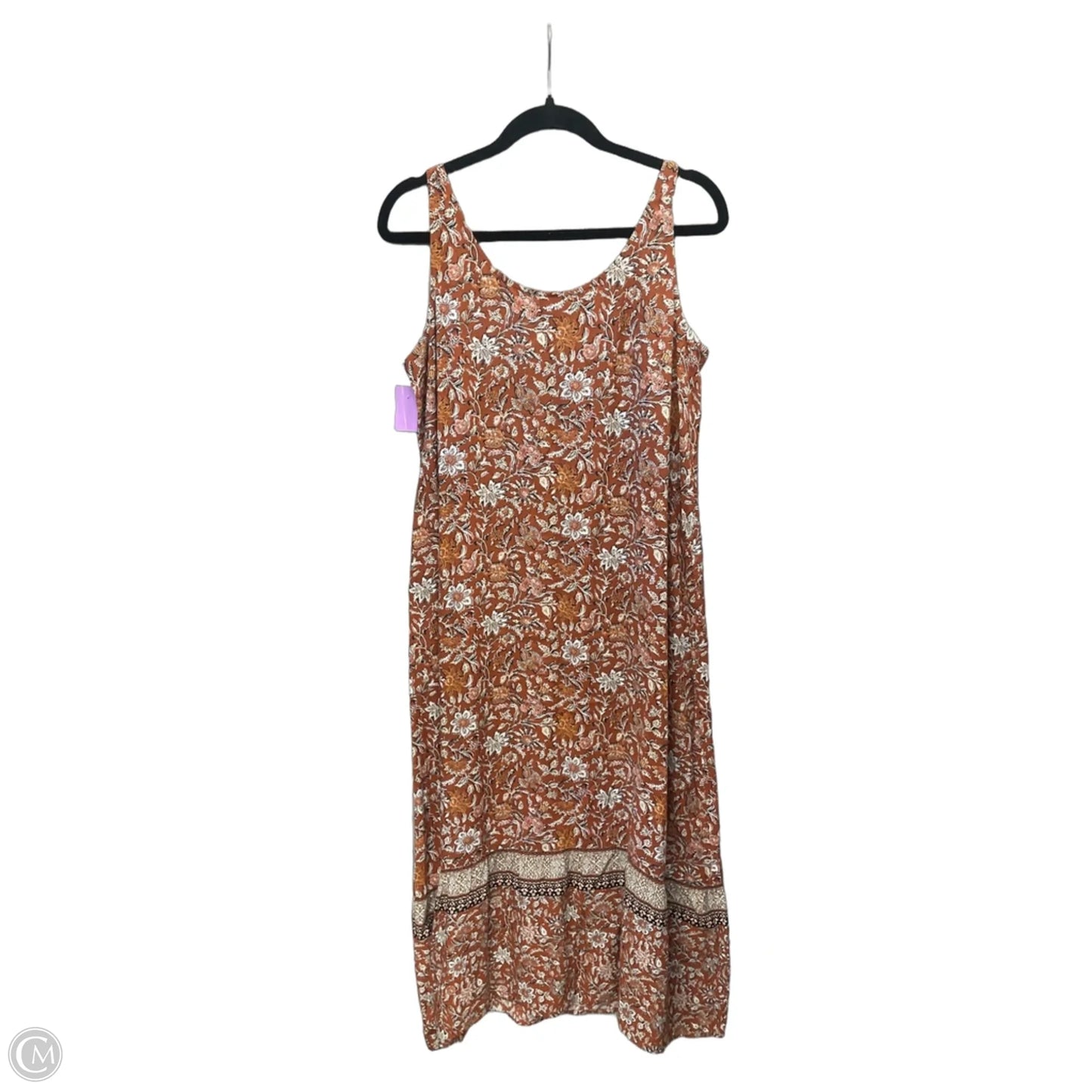 Dress Casual Maxi By J. Jill In Brown, Size: M