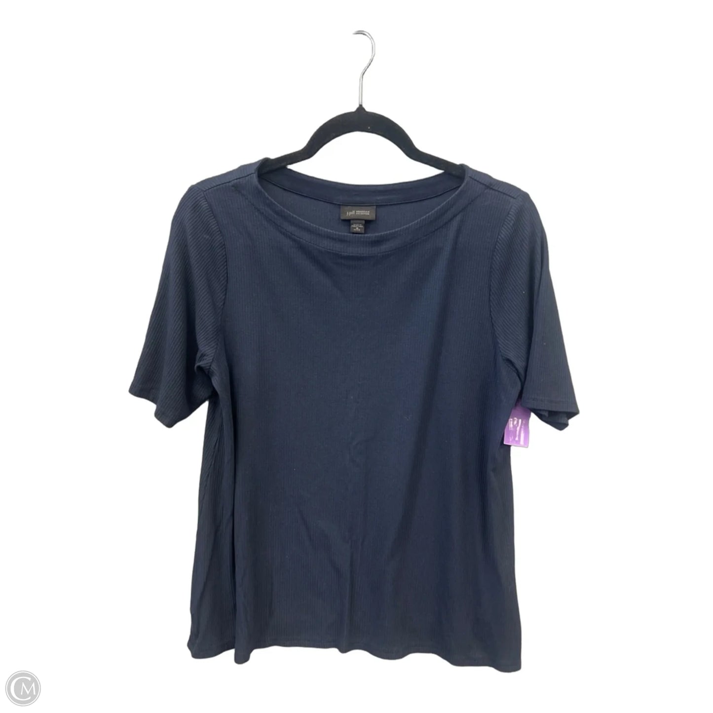 Top Short Sleeve By J. Jill In Navy, Size: Mp