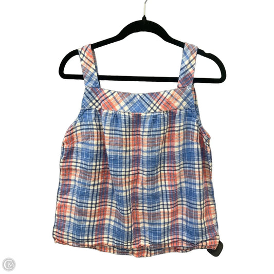 Top Sleeveless By Talbots In Blue, Size: M