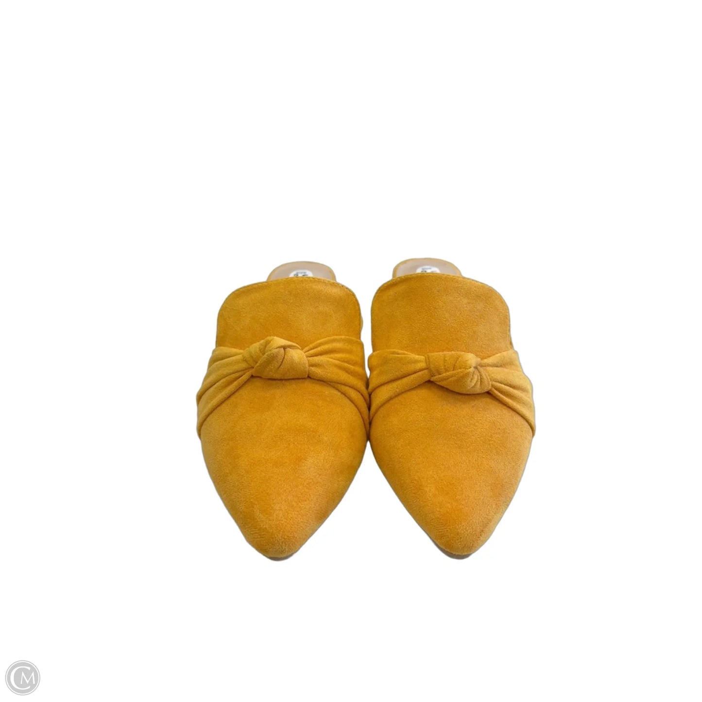 Shoes Flats By Clothes Mentor In Yellow, Size: 8.5