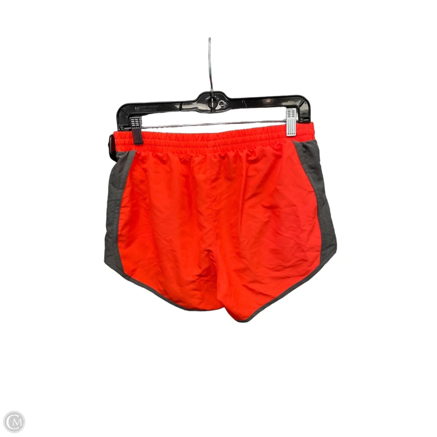 Athletic Shorts By Under Armour In Grey & Orange, Size: Sp