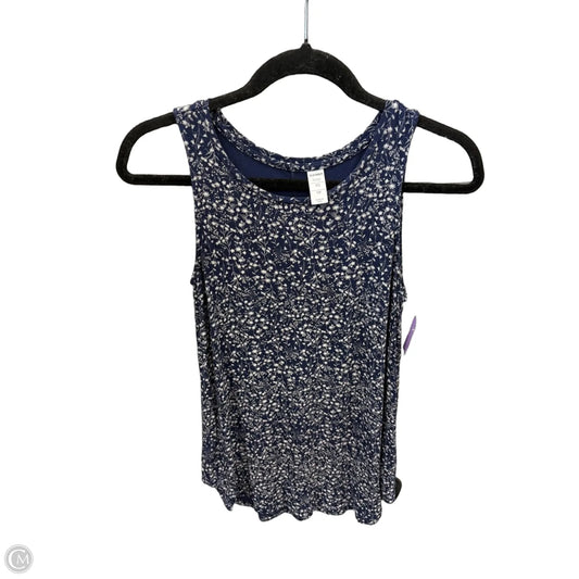 Tunic Sleeveless By Old Navy In Blue, Size: Xs