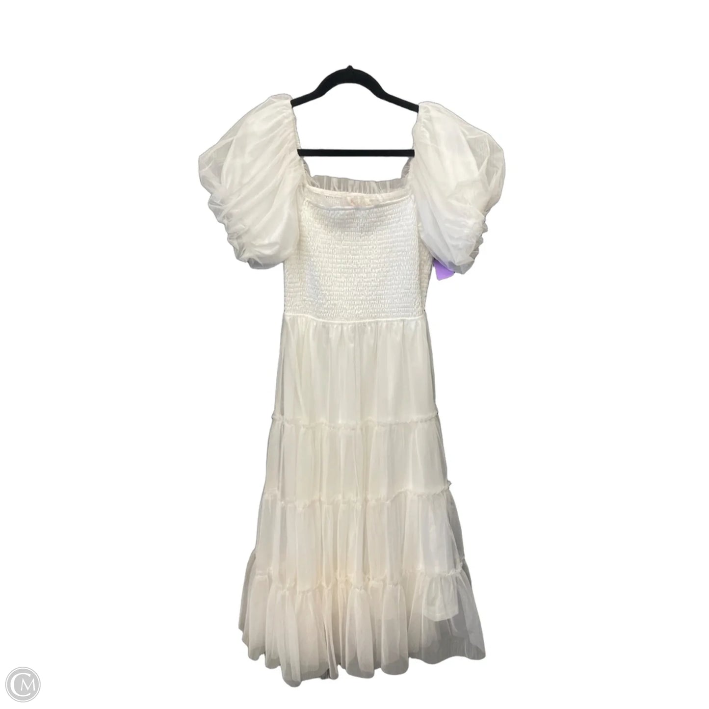 Dress Party Long By Listicle In White, Size: M