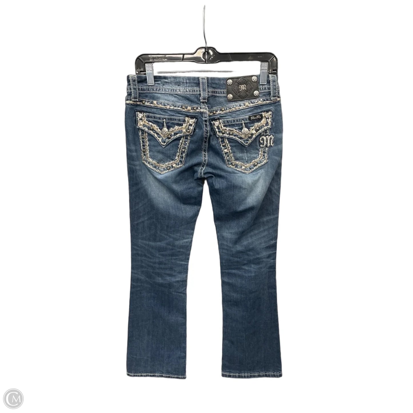 Jeans Boot Cut By Miss Me In Blue Denim, Size: 4