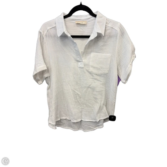 Tunic Short Sleeve By New In In White, Size: S