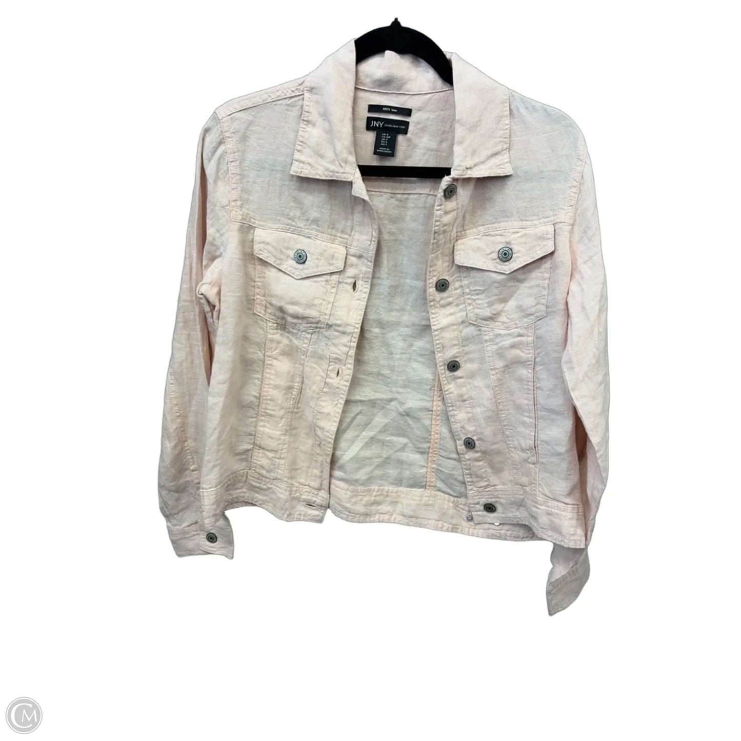 Top Long Sleeve By Jones New York In Pink, Size: S
