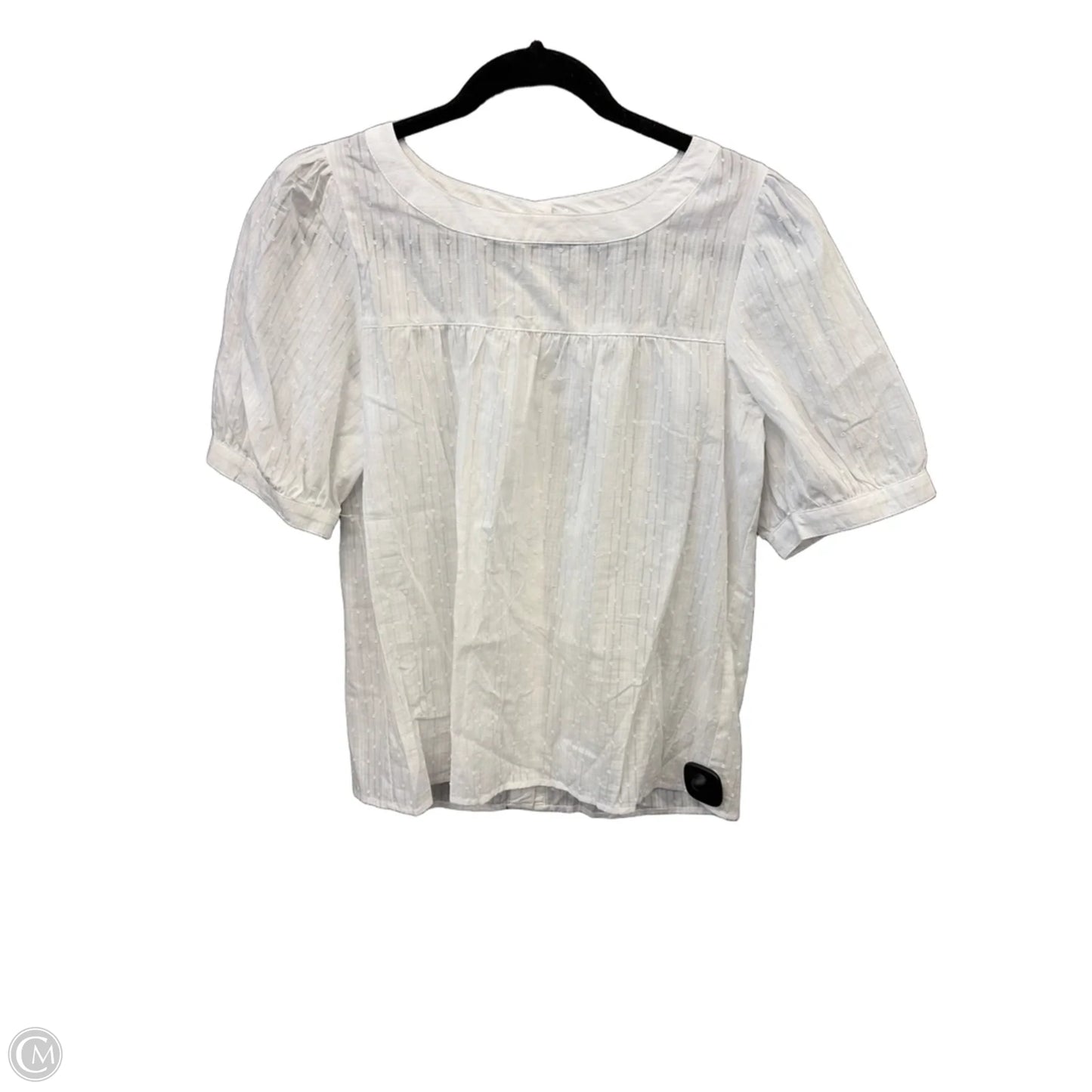 Top Short Sleeve By Jane And Delancey In White, Size: S