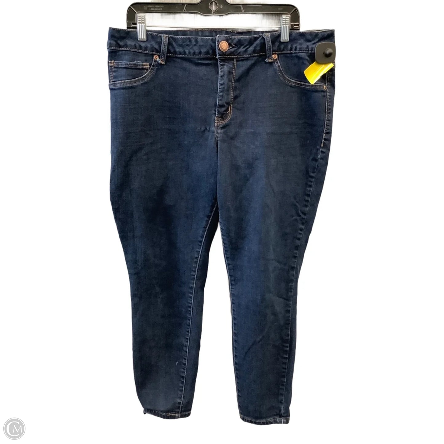 Jeans Skinny By Maurices In Blue Denim, Size: 18