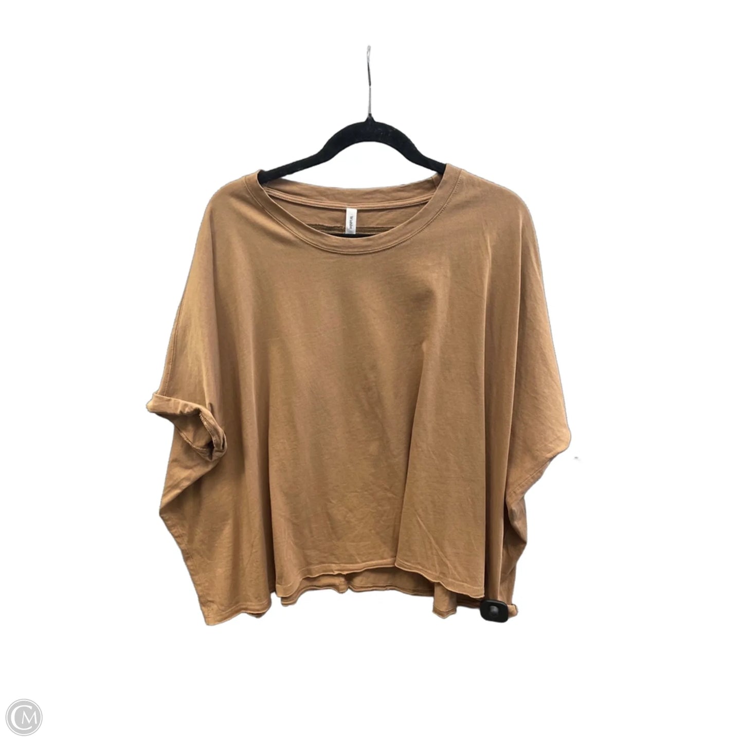 Top Short Sleeve Basic By Wishlist In Brown, Size: S