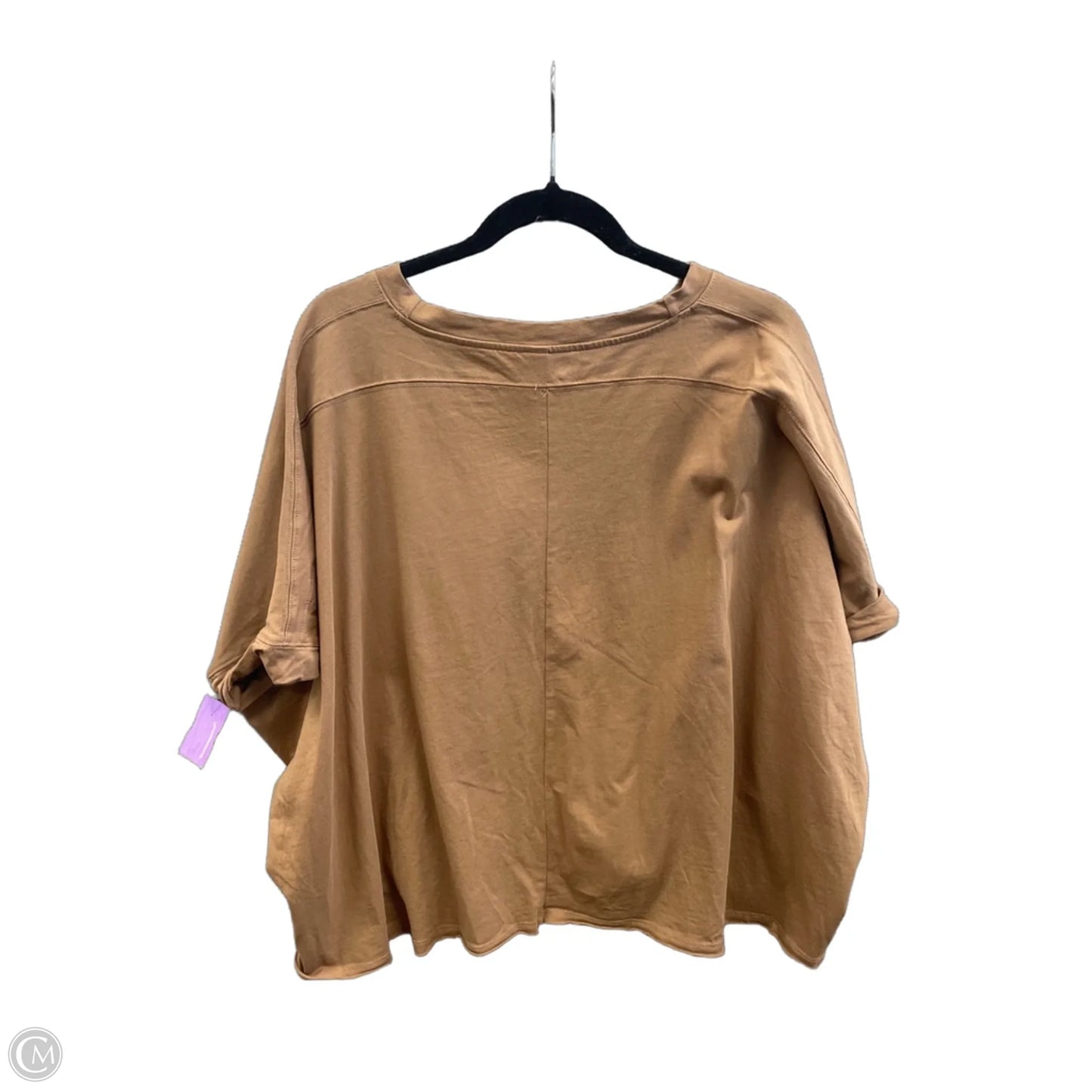 Top Short Sleeve Basic By Wishlist In Brown, Size: S