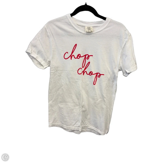 Top Short Sleeve By Comfort Colors In White, Size: Sp