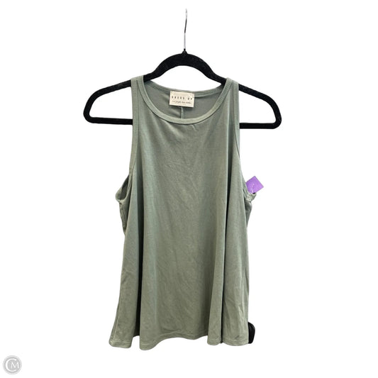 Top Sleeveless Basic By Dress Up In Green, Size: S