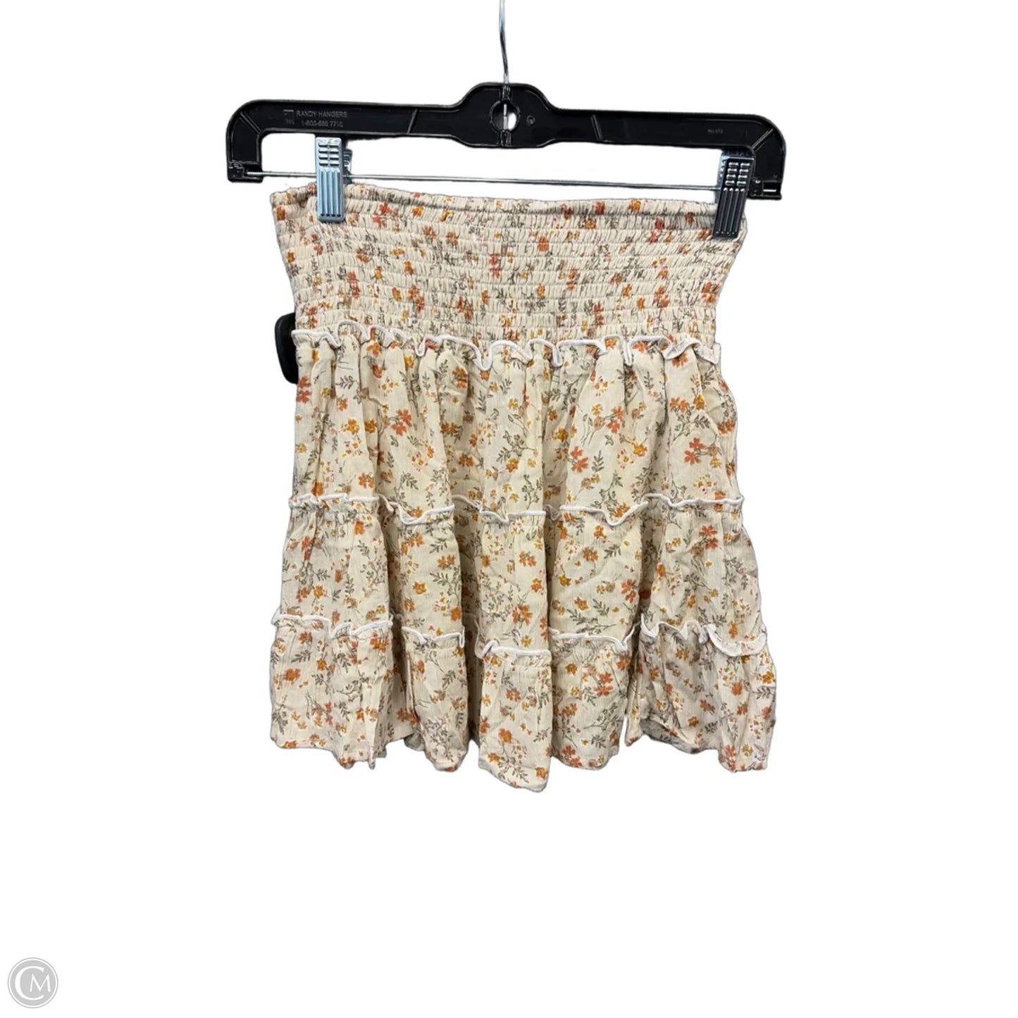 Skirt Mini & Short By Be Cool In Tan, Size: 4