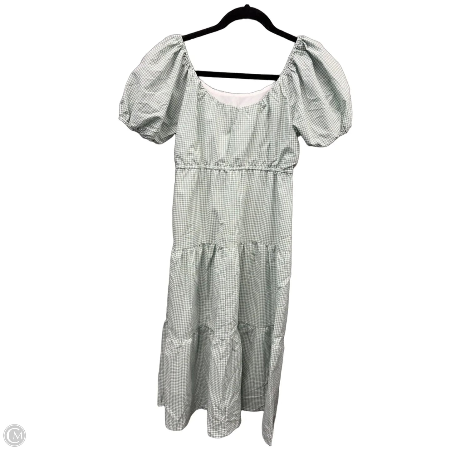 Dress Casual Midi By She + Sky In Plaid Pattern, Size: S
