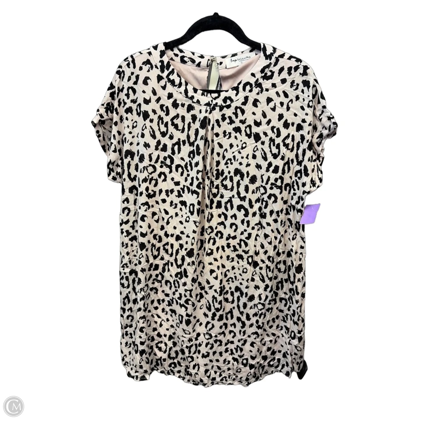 Dress Casual Short By Impressions In Pink, Size: S