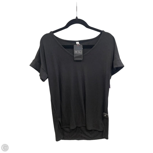 Tunic Short Sleeve By Zenana In Black, Size: S